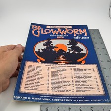 1932 The Glow Worm Sheet Music Paul Lincke Medium Key Edward B Marks Vintage