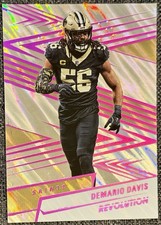 2025 Revolution Football Demario Davis New Orleans Saints Lava Parallel /5