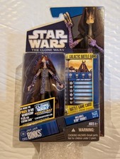 Shelf Wear  2011 Jar Jar Binks CW65 Star Wars The Clone Wars Galactic Figure