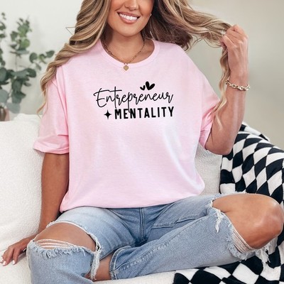 Unternehmer Mentality Damen Ring-Spun T-Shirt Business Mindset