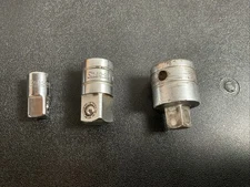 Snap-On Tools Socket Adapter Set 3 Pieces A-2 TVA-3 A-4 1/4" 3/8" 1/2" Lot