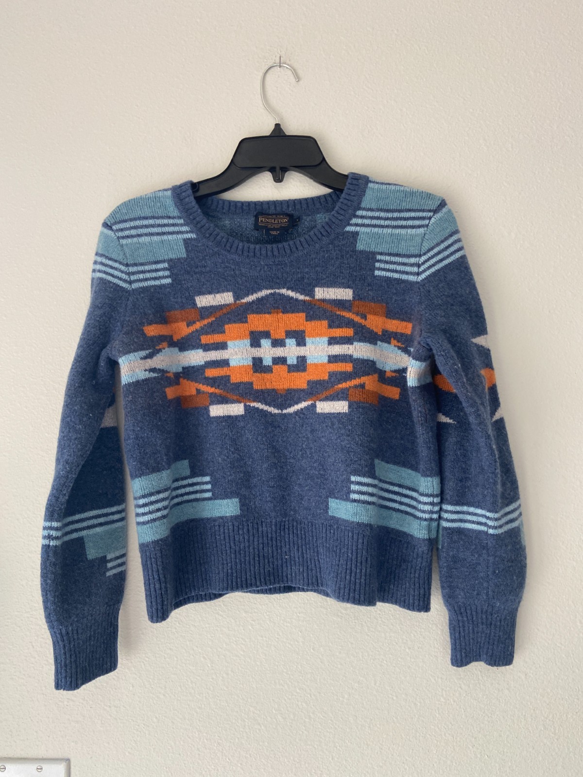 Pendleton AZTEC Graphic Pullover Sweater Women’s … - image 1