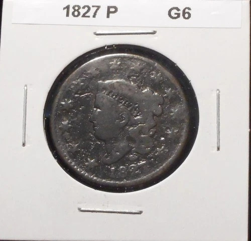 1827 Large Cent -- Good Condition.