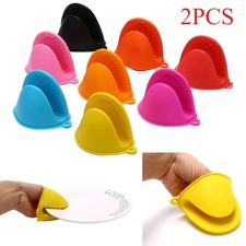 2pcs Thicken Baking silicone oven mitts Microwave Oven Glove Heat Insulation An