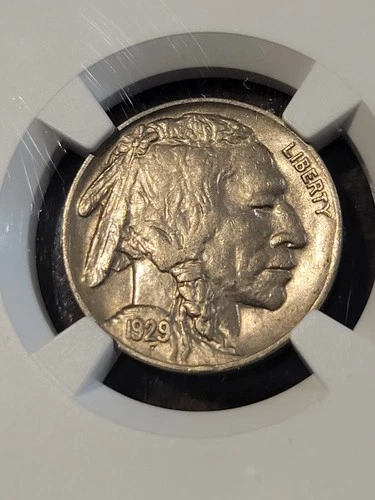 1929-S Buffalo Nickel NGC AU58 Choice Borderline Uncirculated!!! Lustrous!!!