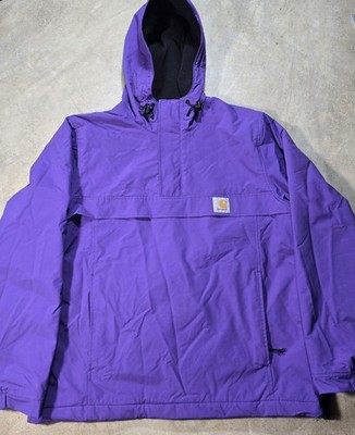 Carhartt WIP Work in Progress Men s Large Purple Nimbus Pullover Jacket