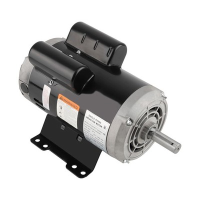 Air Compressor Duty Motor 3450RPM 5HP 184TZ Frame 7/8  Shaft 230V  Single Phase