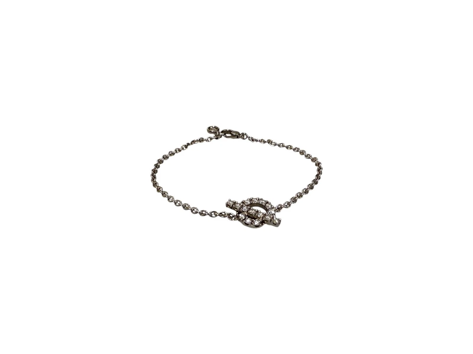 HERMÈS Bracciale Hermes Finesse Diamante Oro Bianco H219410B 120189462