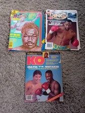 Vintage Boxing Magazines The Ring & KO please Read Description 