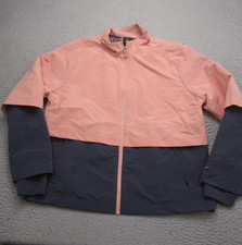 Nike Jacket Womens M Pink Shield Performance Running Full Zip Vented