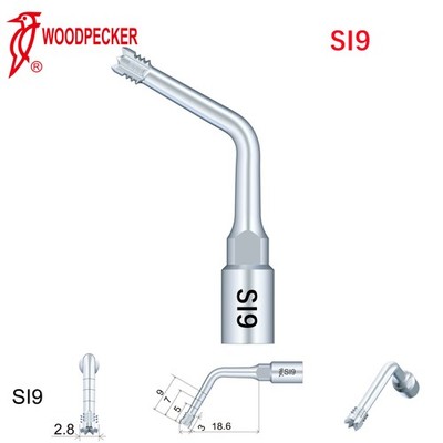 Woodpecker Dental Perio Bone Surgery Tips SI9 for Surgic Smart & Satelec