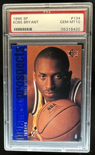 1996-97 SP Kobe Bryant Rookie RC #134 Lakers PSA 10 GEM MINT