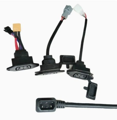 FitFor Super SOCO Battery Accessories Body Charging Plug Battery Socket Cable