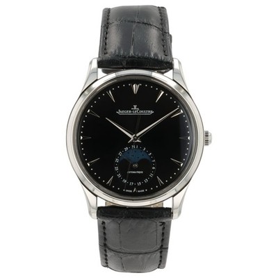 2020s Mint Jaeger LeCoultre Q1368470 Master Ultra Thin Moon 39mm Steel Watch