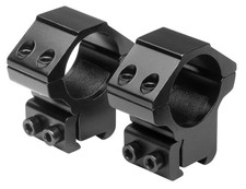NcStar Tactical Dovetail Scope Rings 1" x 1.1"H 3/8" LOW Mount shooting hunting