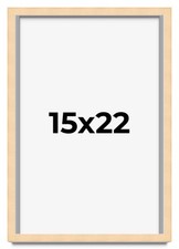 15x22 Solid Wood Picture Frame with UV Acrylic, Available in 6 Finishes