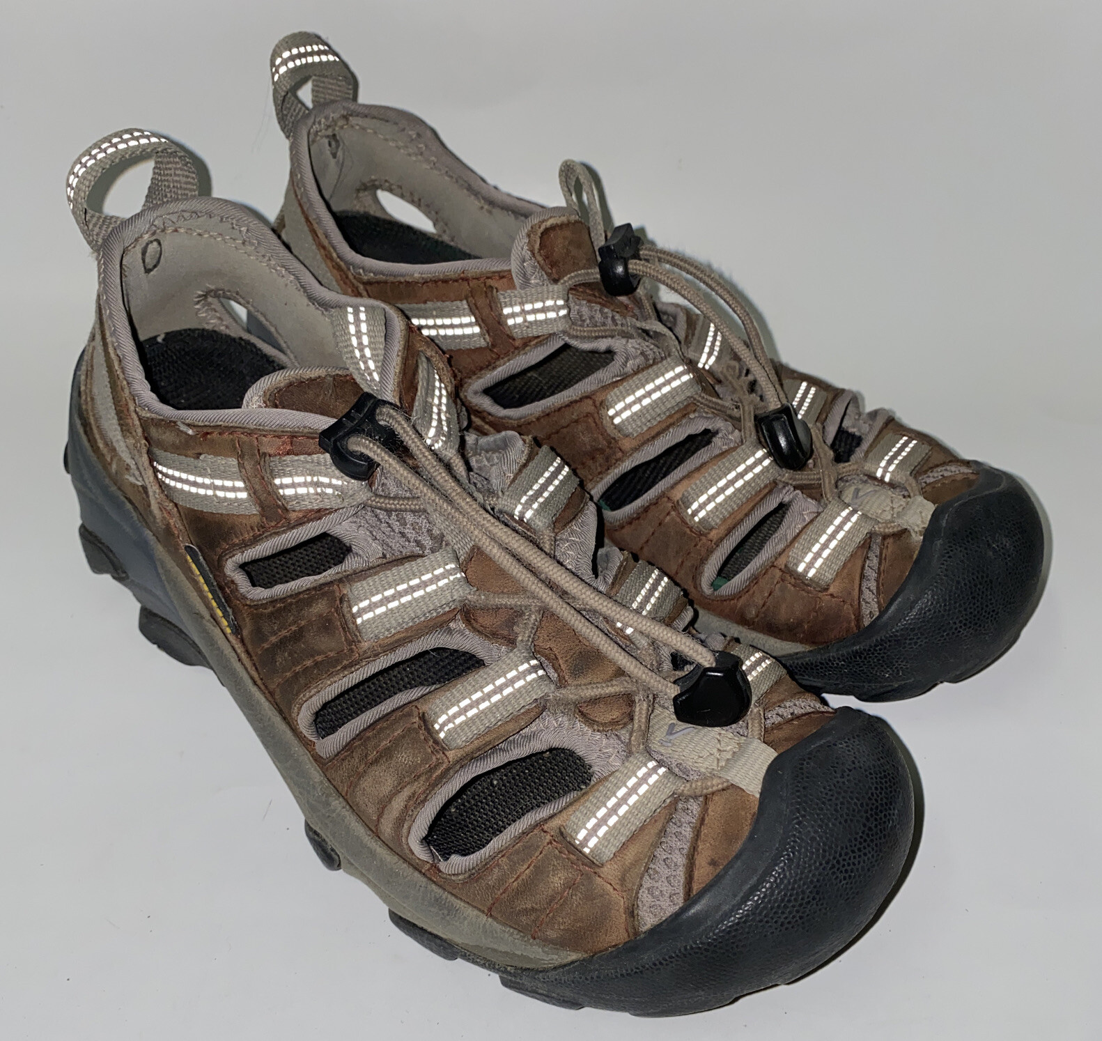 Scarpe da trekking Keen donna marroni impermeabili stringate misura 7 5