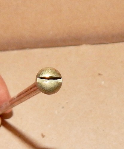 10/32 x 5" Schrauben Messing versilbert Schlitzkopf Sie wählen Menge USA 182K - Bild 2 von 7