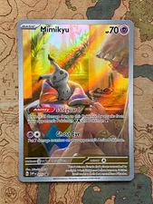 Pokemon TCG - Mimikyu SVP 075 Scarlet & Violet Black Star Promo Paldean Fates NM