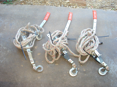 Masdam Rope Heavy Duty Ratchet Puller Maasdam A-20 Long Haul Rope Puller - 1/2 Inch ...