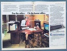 COMMODORE vintage 1983 UK POSTER ADVERT 64 HOME COMPUTER PC