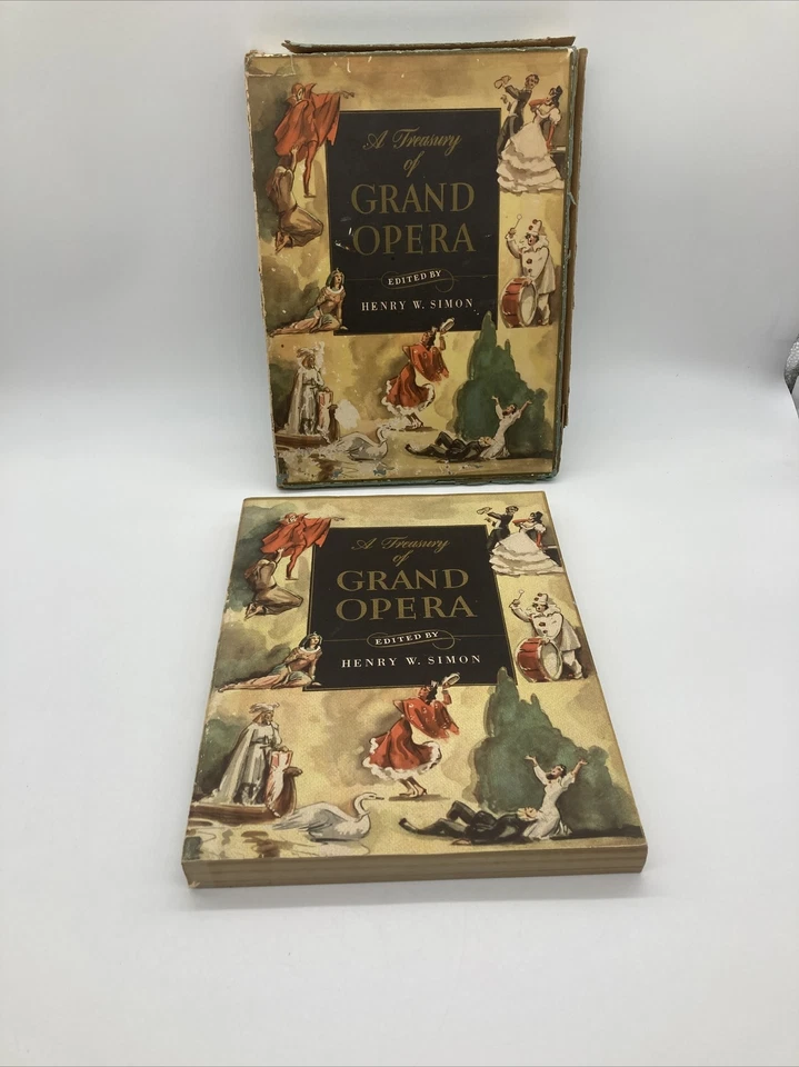 VINTAGE RARE 1946 "A Treasury of GRAND OPERA" 1st Ed. Edited By: Henry W. Simon - Image 4 of 4