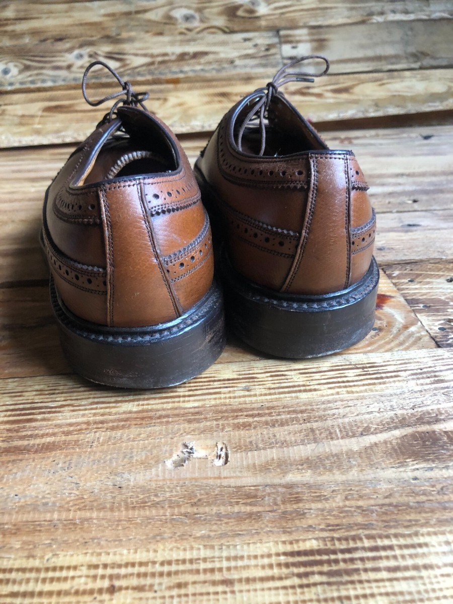 florsheim imperial pebble wingtip kenmoor VTG Sz 9.5 D