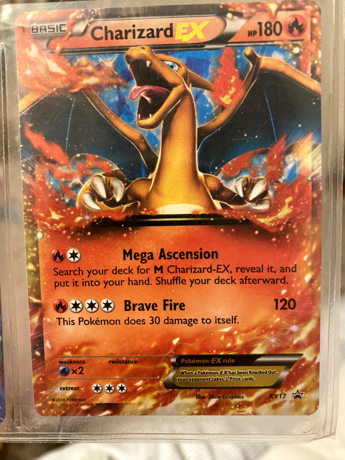 Charizard EX XY17 ULTRA RARE Black star Promo NM Pokemon Nostalgic HOLO 2014