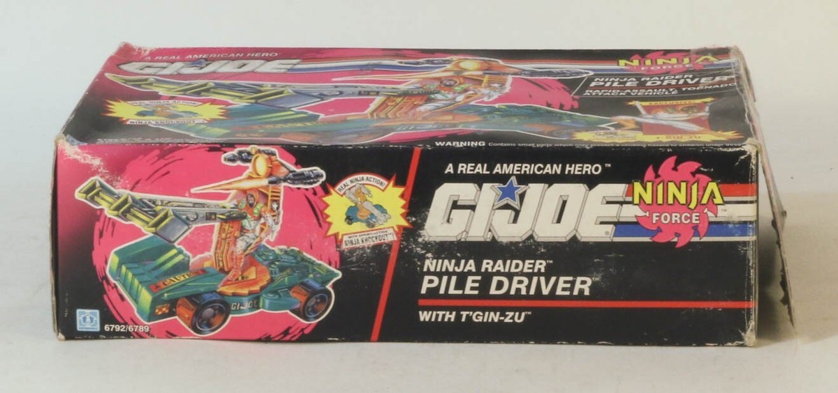 Vintage GI Joe ARAH Ninja Raider Pile Driver With Box Complete