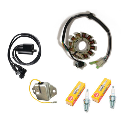Lichtmaschine für Yamaha YFZ Banshee 87-94 Stator Regler Zündspule Zündkerzen
