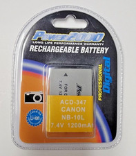 UNUSED Power2000 NB-10L Li Battery for Canon Powershot G15, G16, G1 X, G3 176