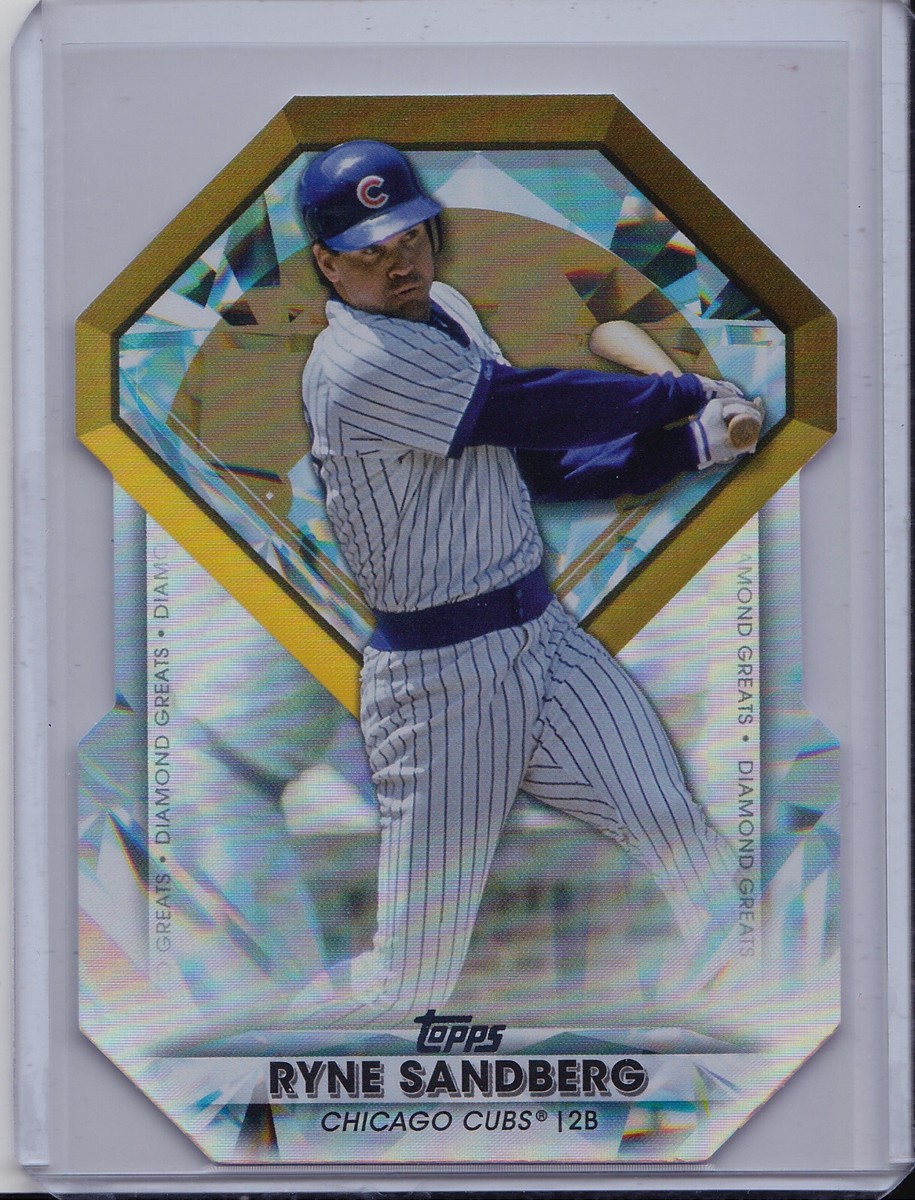 Ryne Sandberg 2022 Topps Update Diamond Greats Die-Cut Insert 