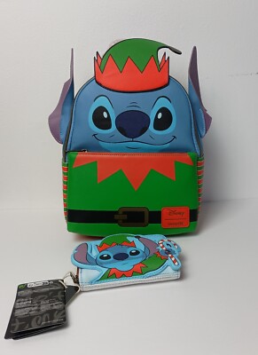 Loungefly Disney Lilo & Stitch Elf Stitch Mini Backpack 
