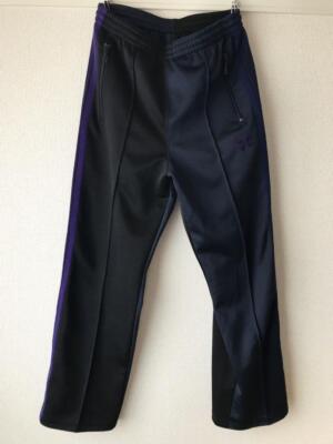 NEEDLES Track Pants Black x Navy lines JO424 Size-XS Used | eBay