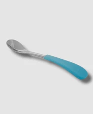 $20 Avanchy Baby's Blue Stainless Steel & Silicone Infant Spoon 2 Pack