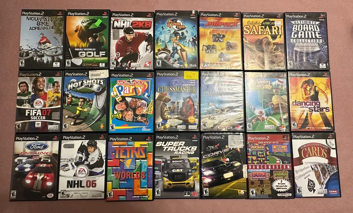 Playstation 2 (PS2) - 42 game lot - Half CIB with Manual! *NO