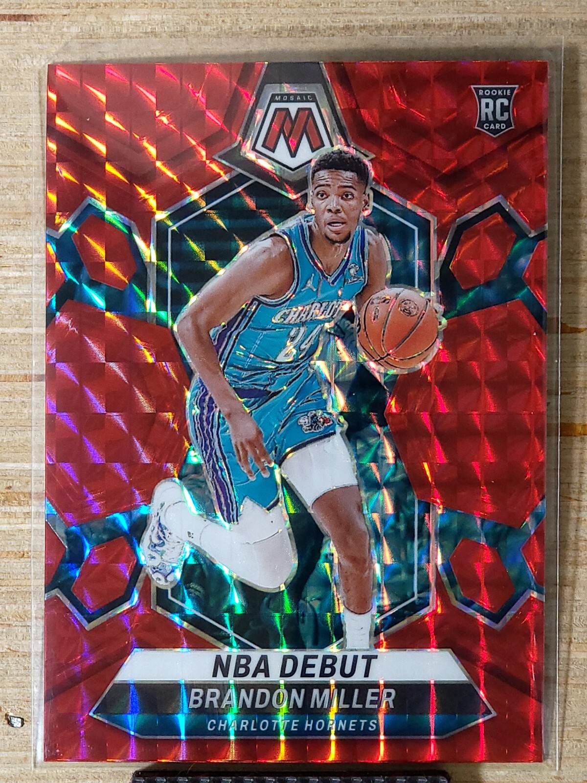 2023-24 Panini Mosaic Red #252 Brandon Miller NBA Debut