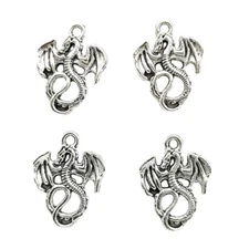 60pcs pterosaurs Antique Silver Charms Pendants Jewelry Making Bracelet 21*16mm