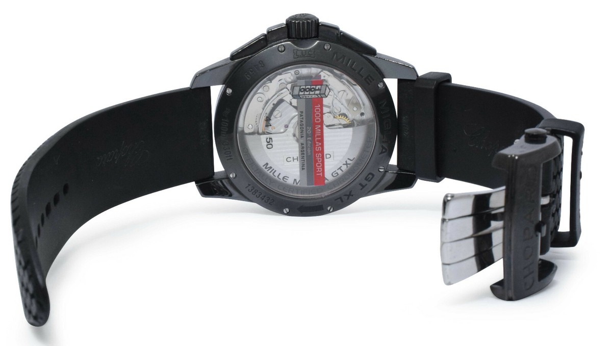 Chopard Mille Miglia GT XL Chrono Black DLC Steel Mens 44