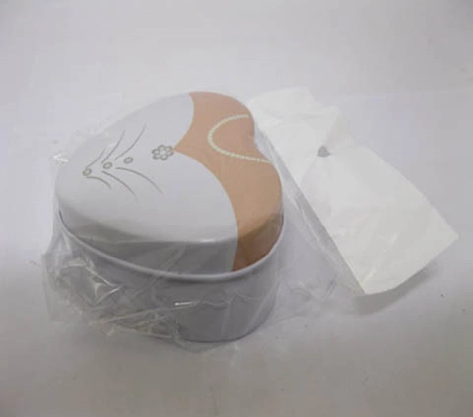 Caja de dulces nupciales de novia corazón de lata de metal 12 piezas favor de boda Foto 4 de 4