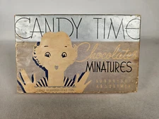 Vintage Candy Time Chocolates Miniatures • Fruit Confections Company • Box Only