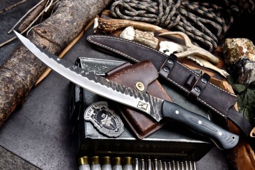 CFK IPAK Handmade D2 Custom Hybrid Persian Machete Chopper Hunting Sport Knife