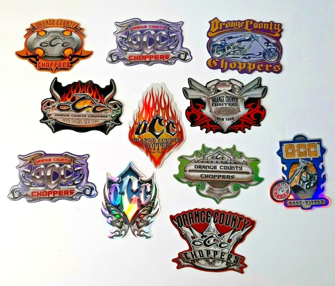 🔥OCC Orange County Choppers Logo Motorcycle Advertisement