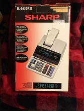 Sharp Calculator,Print 12-Digit EL2630PIII Sharp Electronics Sharp EL2630PIII