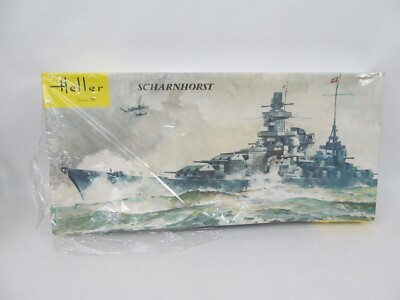Vintage Sealed NOS Heller Scharnhorst Navy 1035 Battleship