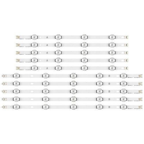 10-Pack LED Strip For LG 49-inch TVs (49LB620V, 49LB552, 49LB629V, 49LB5700, Etc.) – 6916L-1944B/1945B