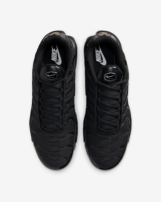 Size 6 - Nike Air Max Plus Low Triple Black for sale online | eBay