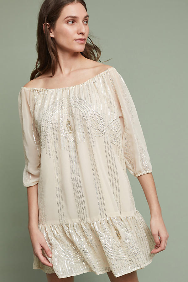 beaded swing dress NEW Anthropologie Sands by Carolina K Size SP, M Orig. $228 Size:6XL-8XL a weekend market trip SS2023 Lulus | Classic Glam