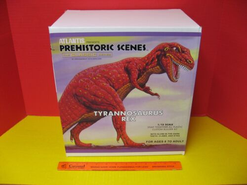 RARE ATLANTIS PREHISTORIC SCENES CLASSIC TYRANNOSAURUS REX / RARE AURORA RECAST