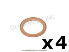 BMW 1600 3.0S (1967-2020) Copper Washer - 10 X 14 X 1 mm FISCHER & PLATH 